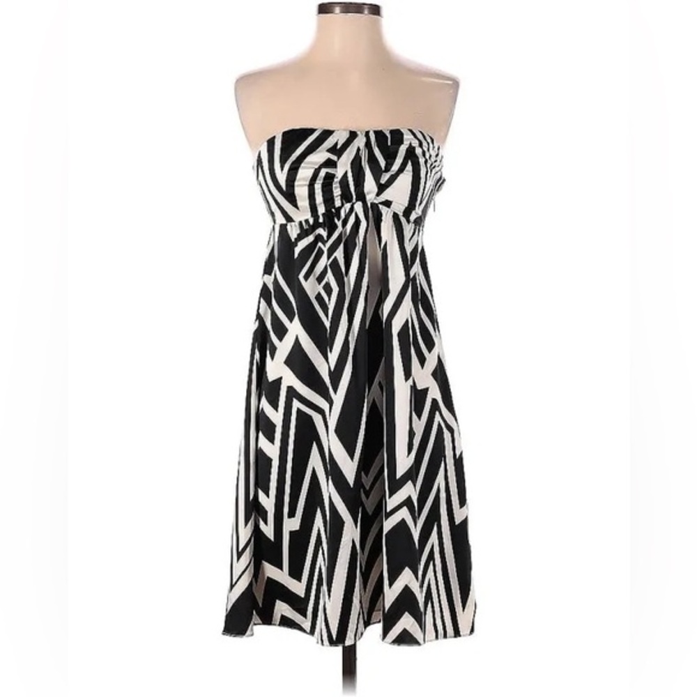 The Limited, Strapless Dress. Great condition. Chevron Pattern